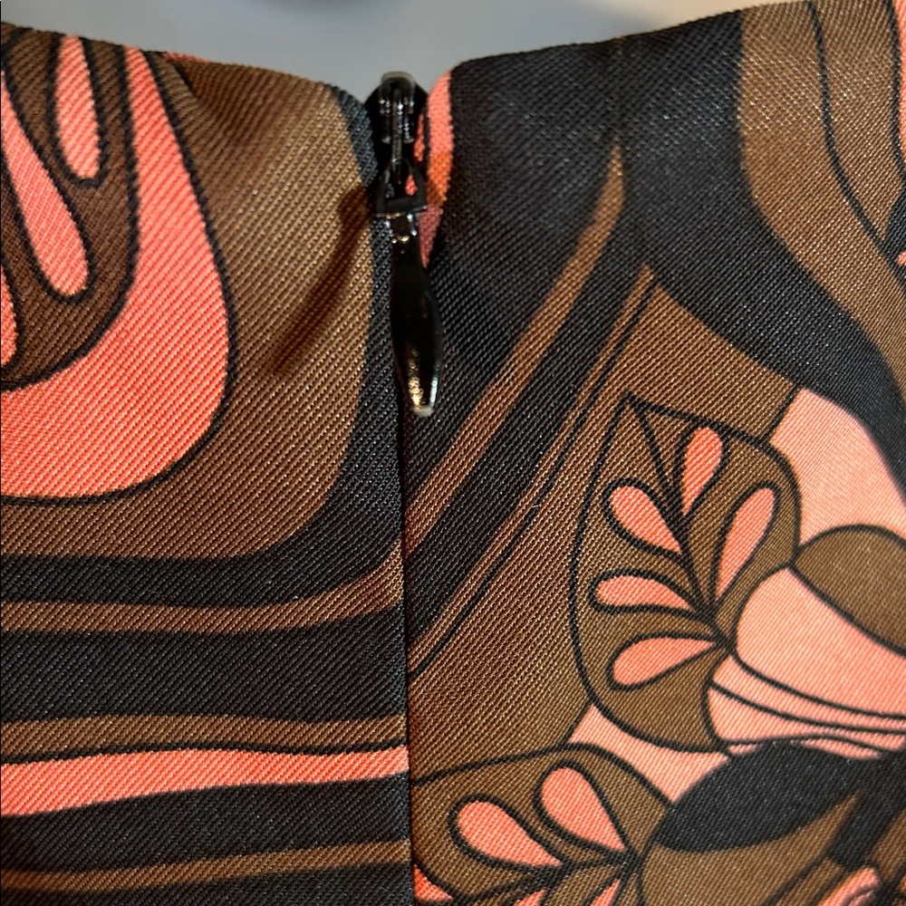 Connected Vintage Retro Patterned Dress, Size 6 - Picture 7 of 13